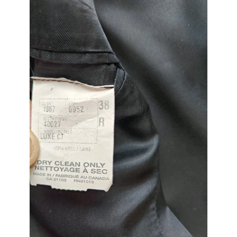Paul Dione Mens Gray Wool Sport Coat 38R Single Breasted 3 Button Blazer Canada